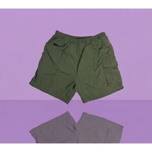 Vintage Bimini Bay Sportswear Swim Trunks, 100% Quick-Dry Nylon, Men’s M, Green